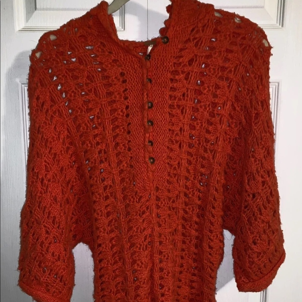 *SOLD* Free People Crochet Sweater